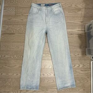 Anthropologie | pilcro light wash denim wide leg jeans